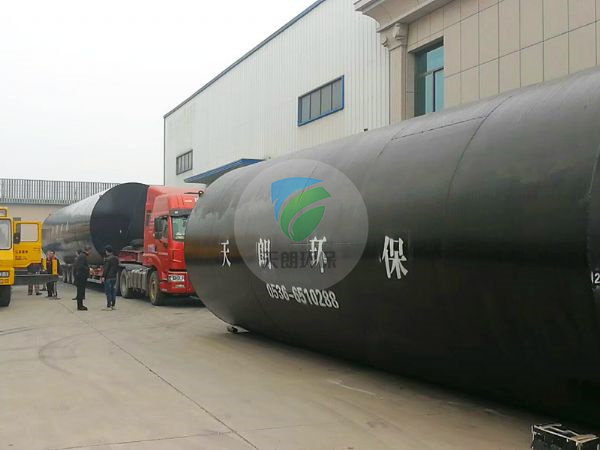 濟寧圓形地埋式污水處理設備發(fā)貨